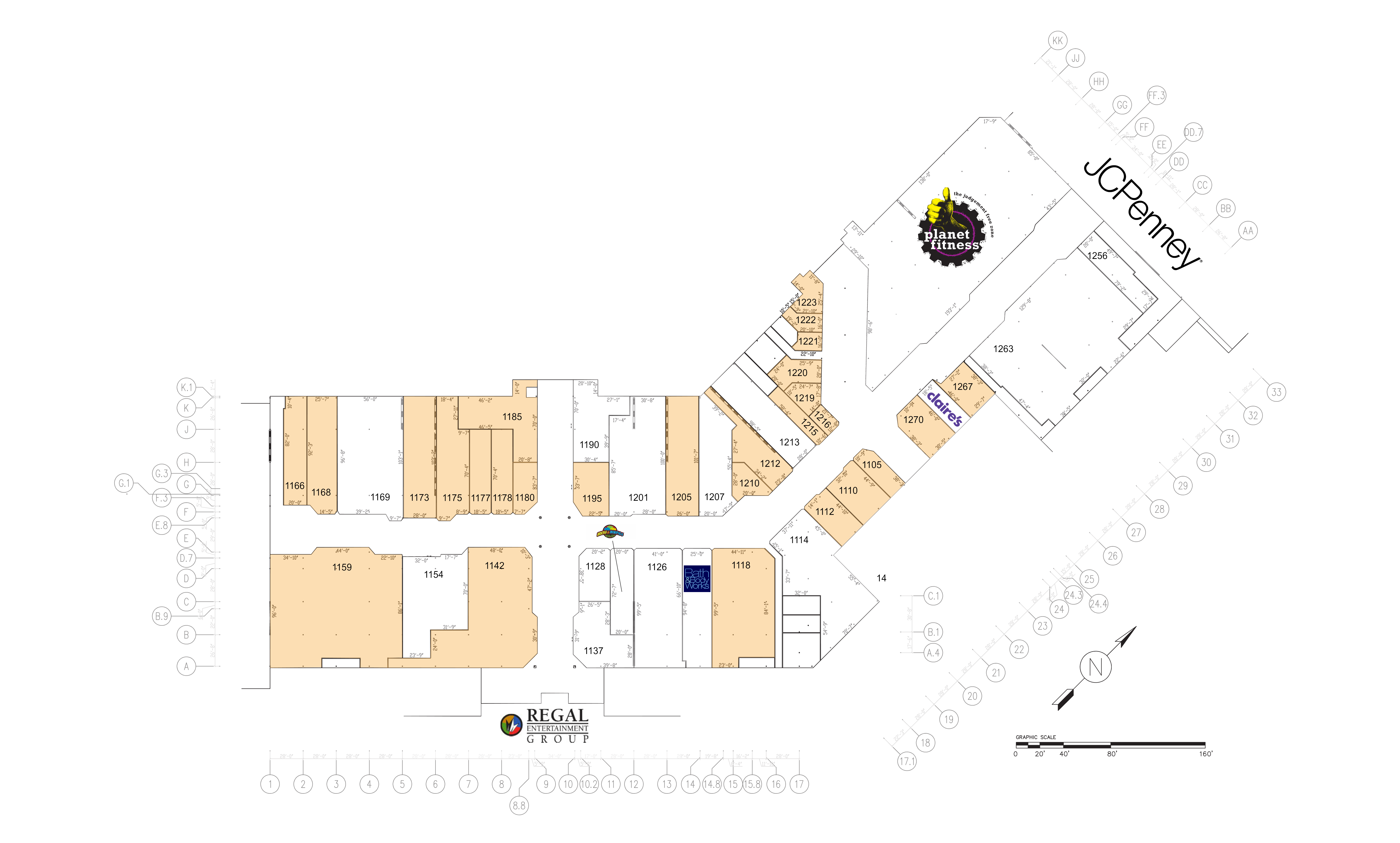 Three Rivers Mall Store Directory Property Capsule